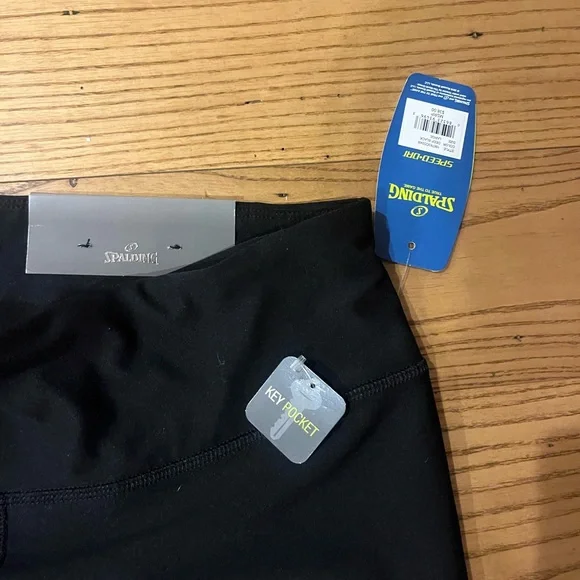 Spalding Black Athletic Pants - Picture 2 of 6